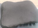 汽车头枕护颈枕车用靠枕座椅腰靠套装车内脖枕记忆棉护腰车载枕头 【神秘黑】回弹乳胶 舒享头枕+腰靠 实拍图