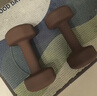 Keep 彩色浸塑哑铃 男女家用家庭健身肌肉塑形手臂轻重量樱粉 1kg*2 实拍图