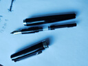 英雄（HERO）【热门商品】钢笔 382弯尖商务办公学生练字书法铱金签字墨水笔 美工尖 黑色 实拍图