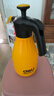 得力（deli）浇花喷壶喷雾器园艺喷水壶洗车酒精消毒气压式2L 黄色 实拍图