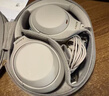 索尼（SONY） WH-1000XM4 头戴式无线耳机 蓝牙降噪耳机 网课游戏适用耳麦礼物送男女友学生 铂金银 实拍图