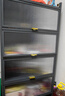 帅仕（shuaishi）厨房用具置物架落地多层餐边柜收纳碗柜家用橱柜微波炉烤箱储物柜 【升级特厚】灰5层80长42深 实拍图
