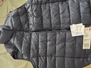 优衣库男装高级轻型羽绒背心/休闲羽绒马甲472294 69 藏青色 S /165/84A 实拍图