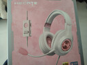 漫步者（EDIFIER）HECATE G2pro头戴式游戏耳机电竞7.1声道降噪麦克风电脑台式网课办公fps耳麦带声卡线控USB礼物男 【雾光粉猫耳版】小金标+可拆猫耳 实拍图