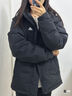 adidas 保暖鸭绒连帽羽绒服男女同款阿迪达斯官方轻运动 黑色   XL 实拍图