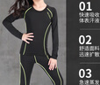 艾伦伯顿（Alen Botun）儿童紧身衣套装男速干散打训练女童足球高弹运动跑步篮球羽毛球服 黑绿套装-吸汗速干 130码（推荐120-130cm 40-50斤） 实拍图