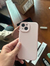 第一卫DIVI【官 方 真 液 态】适用苹果15手机壳iPhone15保护套液态硅胶亲肤镜头全包防摔男女款粉 实拍图
