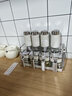 家の物语（KATEI STORY）日本调料瓶套装全套调料罐盐罐油壶酱油瓶醋瓶调料收纳置物架套装 【9件套】调料瓶*4+调料罐*4+收纳架-送标签 晒单实拍图