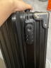 游乐者行李箱男拉杆箱拉链大容量密码旅行箱万向轮学生登机皮箱子 金属包角拉链款--耀目黑 20英寸 【严选好货+购物无忧】 实拍图