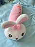 伊美娃娃兔子抱枕玩偶陪睡毛绒玩具布娃娃侧睡大号夹腿长条抱枕睡觉女生 开心每一天90cm 送女孩女友道歉礼物送女生男生 实拍图