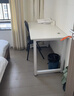 电脑桌台式折叠椅桌椅套装 家用办公书桌学习桌简易桌子T 实拍图
