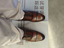 金利来（Goldlion）【新年送礼】男鞋正装皮鞋绅士宴会舒适牛津鞋58021029540A棕色40 实拍图