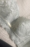 都市丽人文胸薄款乳胶内衣无钢圈超薄透气蕾丝女士大胸显小2B13A3 实拍图