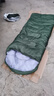 威迪瑞（Wind Tour） 睡袋户外成人四季通用款大人男加厚防寒车用露营午休办公室被子 纯色绿-2.4kg【过夜款】送收纳包 实拍图