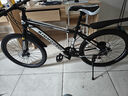金武端自行车成人山地车公路赛车单车骑行变速超轻越野中学生初中青少年 顶配升级版-辐条轮-黑白色 24寸24速 实拍图