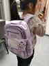 靓宝宝2026新款女孩双肩包三到六减负护脊背包一年级书包小学生儿童超轻 小号紫色(适合1-2年级) 小学 实拍图