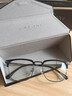 CAPONI纯钛近视眼镜理工男超轻半框变色防蓝光平光镜女斯文眉形可配度数 实拍图