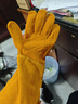 星工焊工手套电焊手套耐磨牛皮防烫隔热耐高温防火星飞溅劳保长款手套XGS-P6 1付装 实拍图