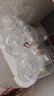 CLITON白酒杯分酒器套装一口杯高脚玻璃小酒杯带把分酒壶烈酒杯6壶8杯 实拍图