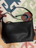 裘真【明星同款】植鞣胎牛皮腋下经典hobo包通勤真皮女包 黑色-小号(胎牛皮版) 小包/大包 实拍图