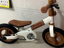 蓝猫儿童平衡车自行车1-3-6岁二合一2宝宝男孩多功能带辅助轮平衡单车 【月光白】 12寸 适合身高80-130cm 5岁4幼儿小孩小童三合一滑行车 实拍图