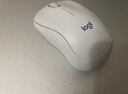 罗技（Logitech）M221 轻音鼠标 无线鼠标 办公鼠标 对称鼠标 带无线微型接收器 米白色 实拍图