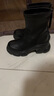 他她TATA喵爪靴2025秋冬百搭时装靴女短靴新款弹力靴 黑色 37 实拍图