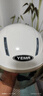 野马（YEMA）3C认证359S电动摩托车头盔男女夏季防晒半盔四季通用安全帽新国标 白色花+咖短 实拍图