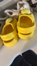 牧童儿童拖鞋夏男宝宝洞洞鞋软底女童卡通洗澡婴幼儿家居鞋奶狮黄130 实拍图