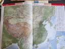 中国世界折叠地图套装 1米*0.7米防水耐磨撕不烂桌面悬挂两用 实拍图