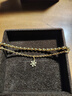 金至尊（3DG Jewellery）黄金手链花期INS风叠戴双层链999足金送女友老婆生日礼物计价 金重9.69克（配珠宝礼盒） 实拍图