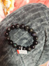 石玥珠宝精品12mm彩虹眼天然黑曜石手串本命年转运珠水晶手链男女士款 实拍图