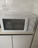 格兰仕（Galanz）家用微波炉烤箱一体机 23升大容量 800瓦速热  智能菜单 杀菌解冻 智能平板式 光波炉Q6(P0) 实拍图