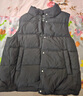 坦博尔羽绒服马甲女立领宽松外搭短款羽绒背心外套TD236006 黑色 180 实拍图