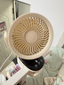 MUBE【德国】静音小风扇学生宿舍usb台式电风扇桌面小空调空气循环扇超长续航夹子床头壁挂小型扇 【米白色-大容量款】劲爽36H丨极速吹凉风丨轻音 实拍图