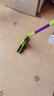 妙洁胶棉拖把27cm杆长120共2头滚轮式懒人家用一拖净免手洗海绵吸水 实拍图