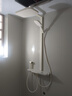 德匠科勒沐浴淋浴花洒全套增压套装恒温加压明装浴室枪灰色智能数显大置物 ks06流星奶油色-冷热版-无腰喷 实拍图