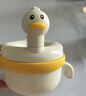COOKSS宝宝辅食碗注水保温碗PPSU婴幼儿吃饭防摔恒温碗儿童餐具带吸管 实拍图