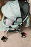 豪威 婴儿推车可坐可躺超轻便折叠伞车冬夏两用宝宝小推车婴儿车 加宽豪华版薄荷绿+可坐可躺+水洗 实拍图