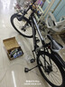 金武端自行车成人山地车公路赛车单车骑行变速超轻越野中学生初中青少年 顶配版-辐条轮-黑白色 27.5寸21速 实拍图