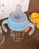 贝亲（Pigeon）PPSU双把手防胀气奶瓶240ml 丛林小兔 M号奶嘴 3月+ AA218 实拍图