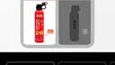 泰和安Tanda车载灭火器水基灭火器汽车家用国家消防3C认证器材 620ML 车家两用21B水基灭火|620ML 实拍图