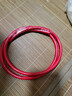 东一江国标电线RV10 16 25 35平方单芯多股铜芯特软电线电瓶汽车连接线 国标 细软线 16平方 红色 1米 实拍图