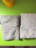 洁丽雅（Grace）新疆棉抗菌毛巾加厚加大纯棉标准成人素色良品大毛巾2条装 实拍图