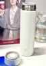 米家弹盖保温杯  大容量水杯 316L不锈钢 男女士保冷杯子 480mL白色 实拍图