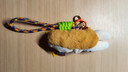 拼色打结手机挂绳创意短款挂绳钥匙扣挂绳圈可拆防丢吊绳 黄绿小花格 实拍图