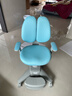 爱果乐（IGROW）学而不凡儿童学习椅写字椅靠背小学生椅电脑椅矫正坐姿椅子6-18岁 G6 Max马卡龙蓝 实拍图