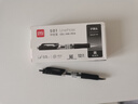 得力（deli）S01中性笔签字笔 0.5mm经典办公按动笔水笔 黑色 12支/盒 实拍图