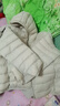 雅鹿轻薄羽绒服女2026年秋冬季新款新国标休闲连帽保暖轻便韩版外套潮 米白色YD501V00820 4XL 实拍图