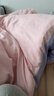 金号纯棉被套 A类抗菌防螨100%全棉被罩适用200*230被子香芋+水粉 实拍图